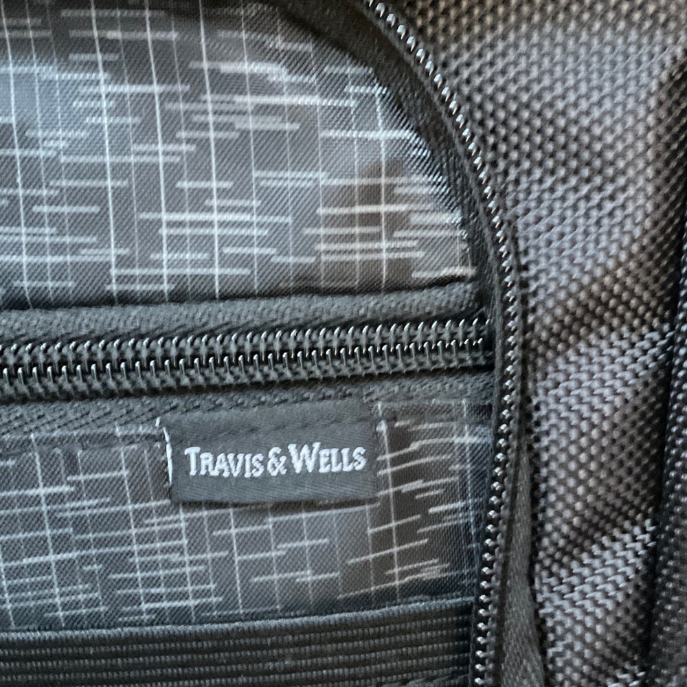 Men's Black Backpack with Colorful Wheel Design - Picture 7 of 7